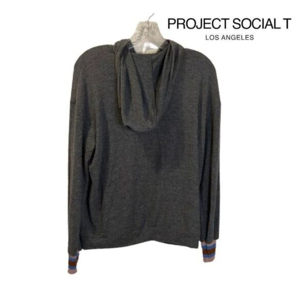 PROJECT SOCIAL‎ T Women Finn Cozy Hoodie Pullover Sweatshirts NWT - Picture 3 of 8